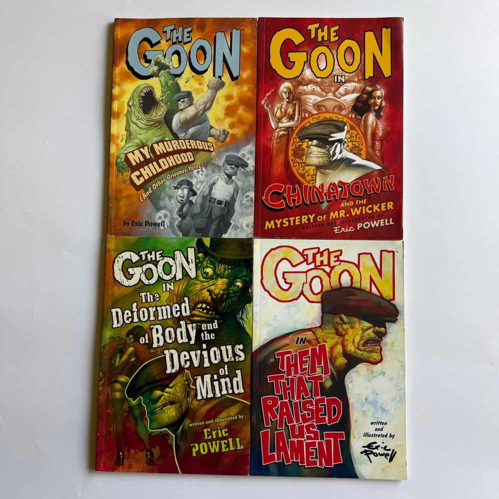 The Goon Graphic Novel Lot Eric Powell Dark Horse 2 6 11 and 12 TPB
